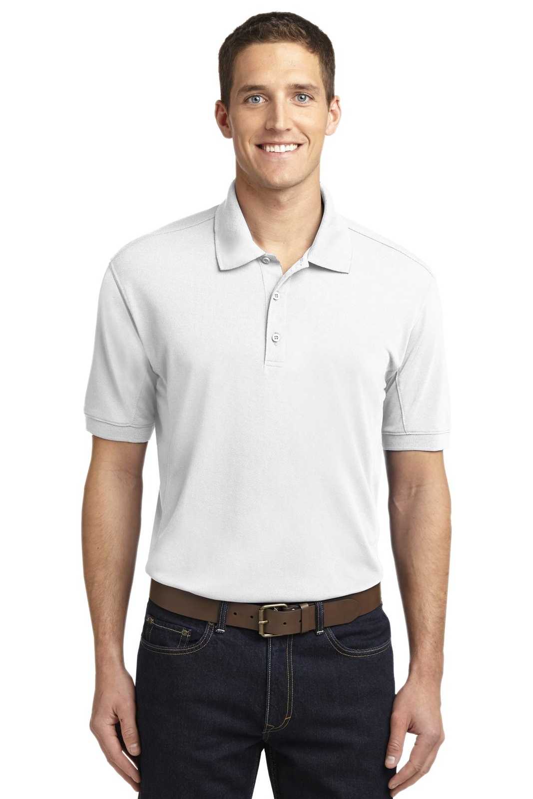 Port Authority K567 5-In-1 Performance Pique Polo - White - HIT a Double - 1