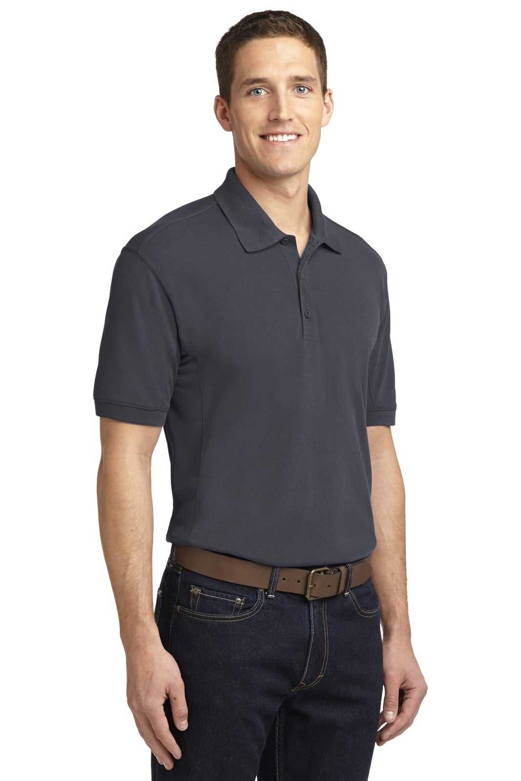 Port Authority K567 5-in-1 Performance Pique Polo - Slate Gray - HIT a Double - 4
