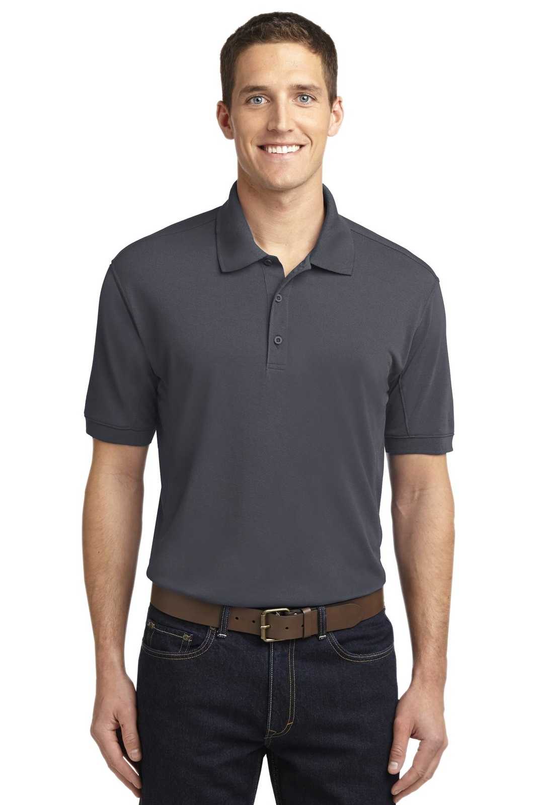Port Authority K567 5-in-1 Performance Pique Polo - Slate Gray - HIT a Double - 1
