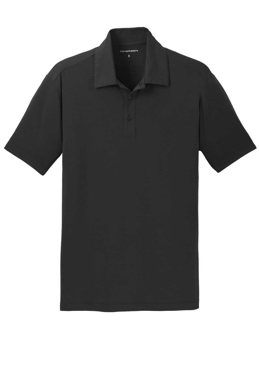 Port Authority K568 Cotton Touch Performance Polo - Black - HIT a Double - 5