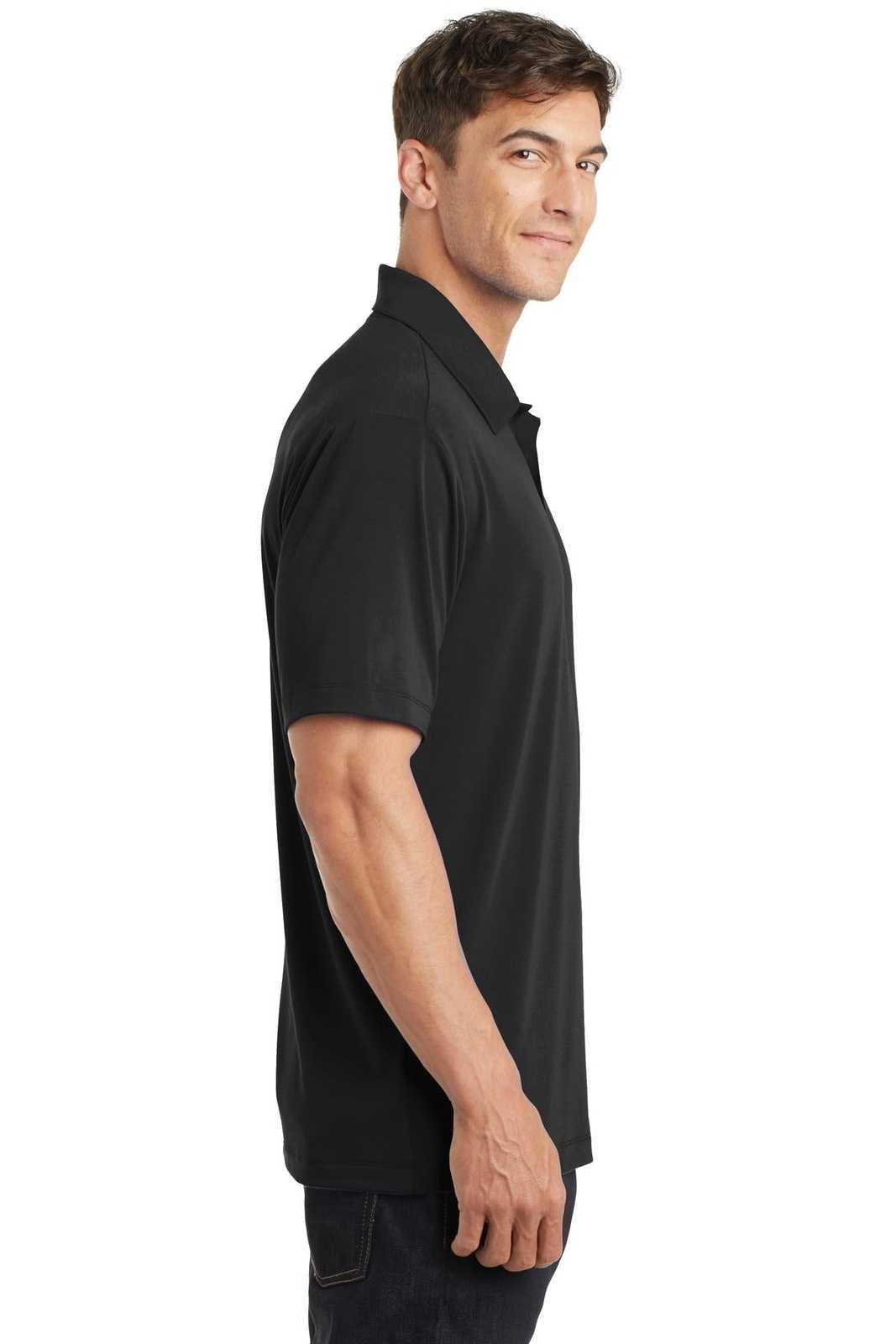 Port Authority K568 Cotton Touch Performance Polo - Black - HIT a Double - 3