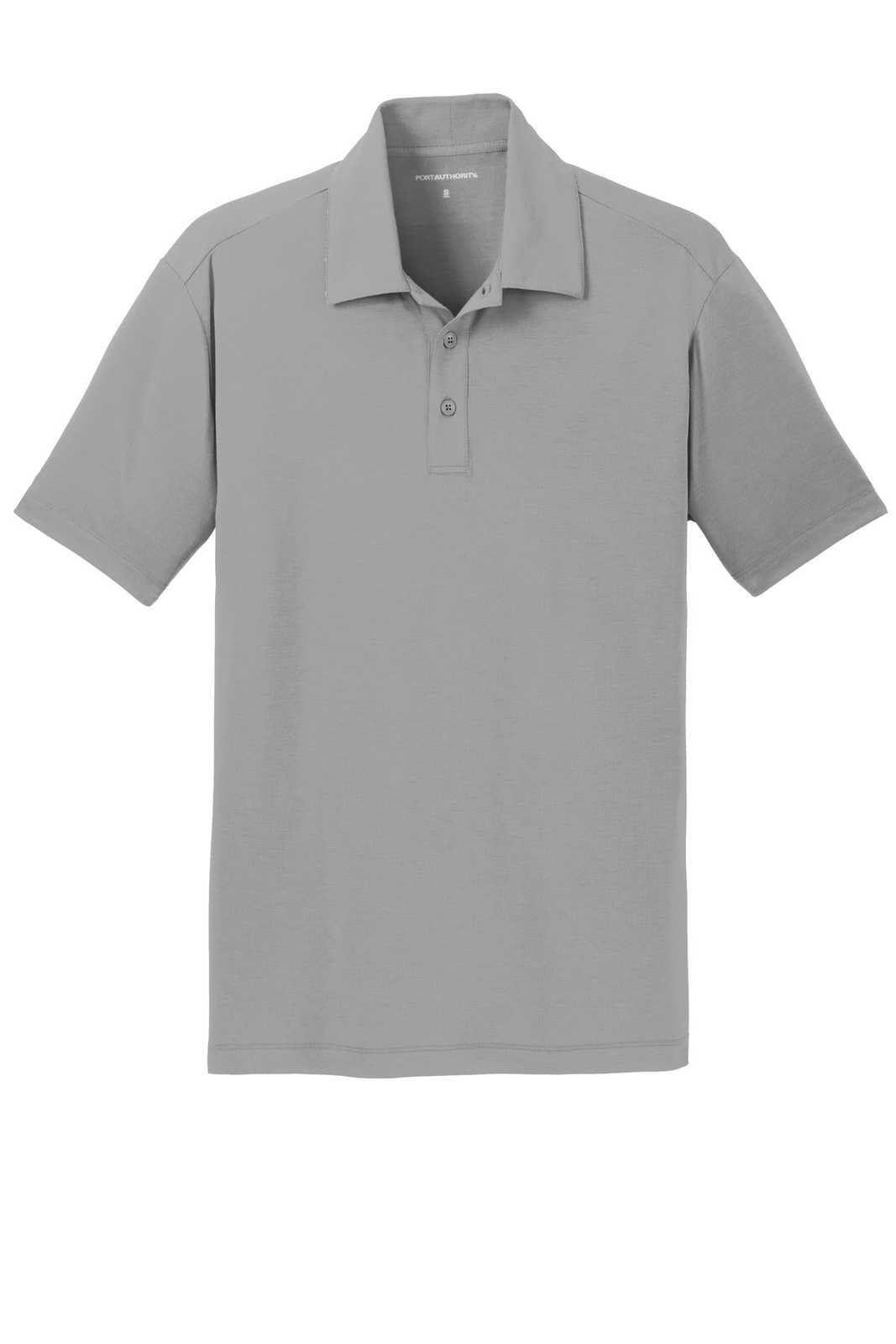 Port Authority K568 Cotton Touch Performance Polo - Frost Gray - HIT a Double - 5