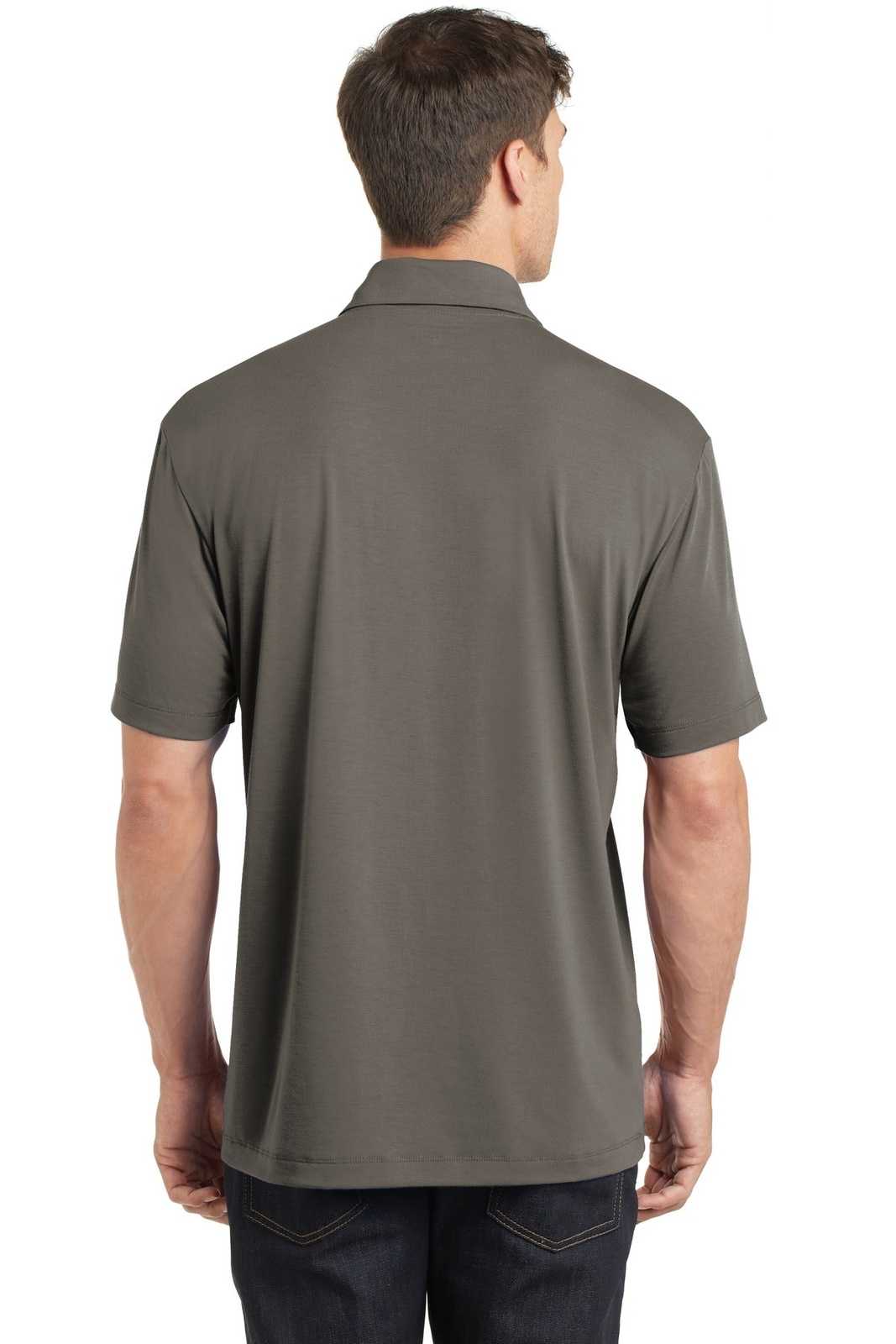 Port Authority K568 Cotton Touch Performance Polo - Gray Smoke - HIT a Double - 1