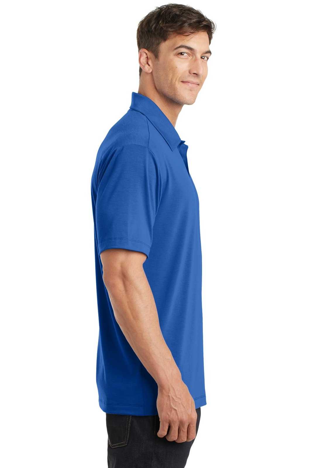 Port Authority K568 Cotton Touch Performance Polo - Strong Blue - HIT a Double - 3
