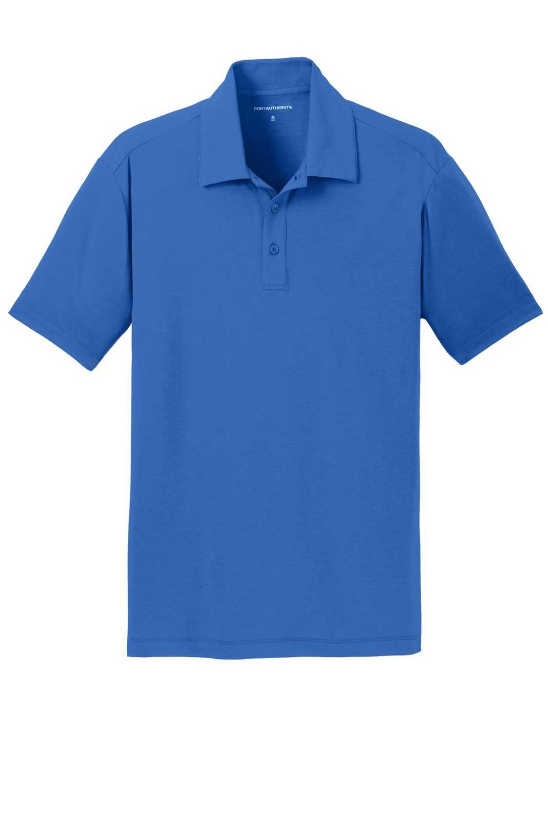 Port Authority K568 Cotton Touch Performance Polo - Strong Blue - HIT a Double - 5