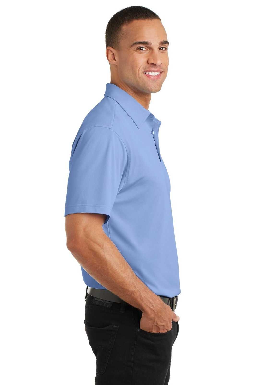 Port Authority K571 Dimension Polo - Dress Shirt Blue - HIT a Double - 3