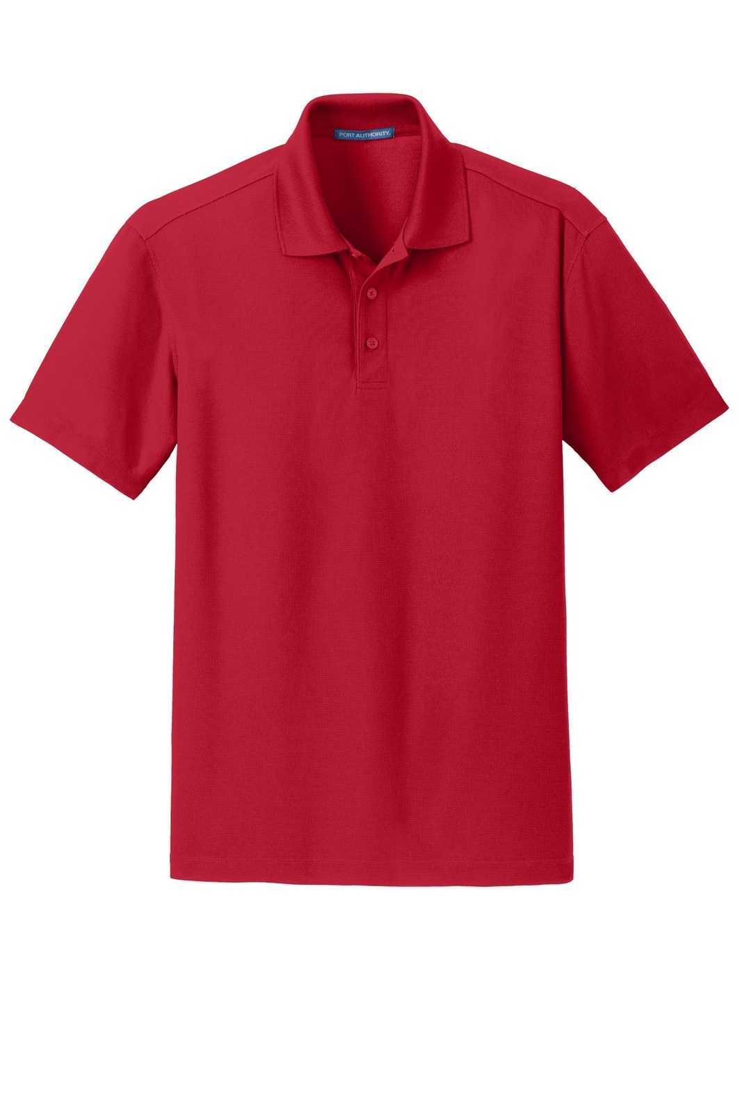Port Authority K572 Dry Zone Grid Polo - Engine Red - HIT a Double - 5
