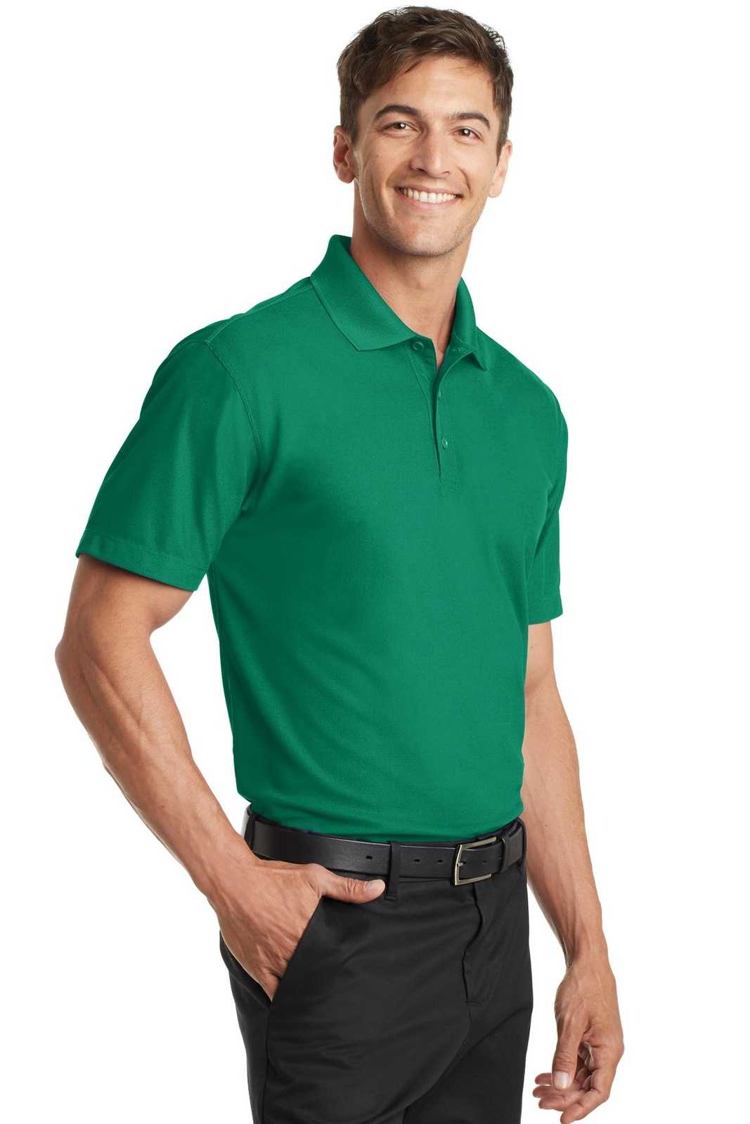 Port Authority K572 Dry Zone Grid Polo - Jewel Green - HIT a Double - 4