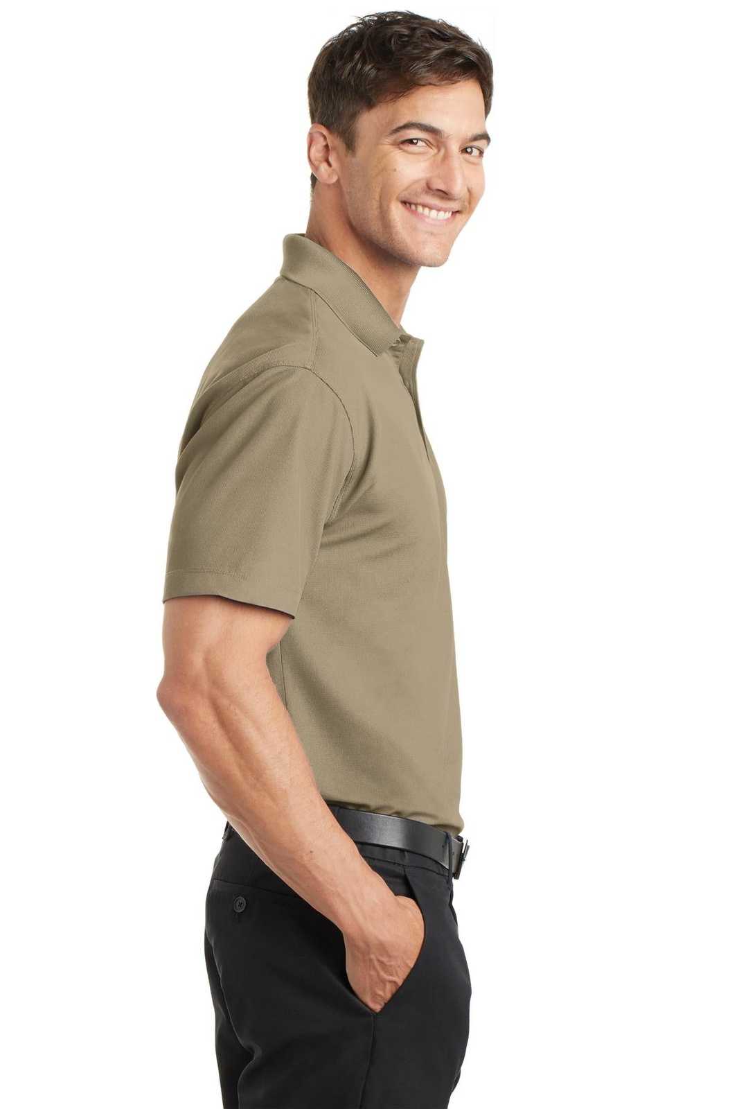 Port Authority K572 Dry Zone Grid Polo - Tan - HIT a Double - 3