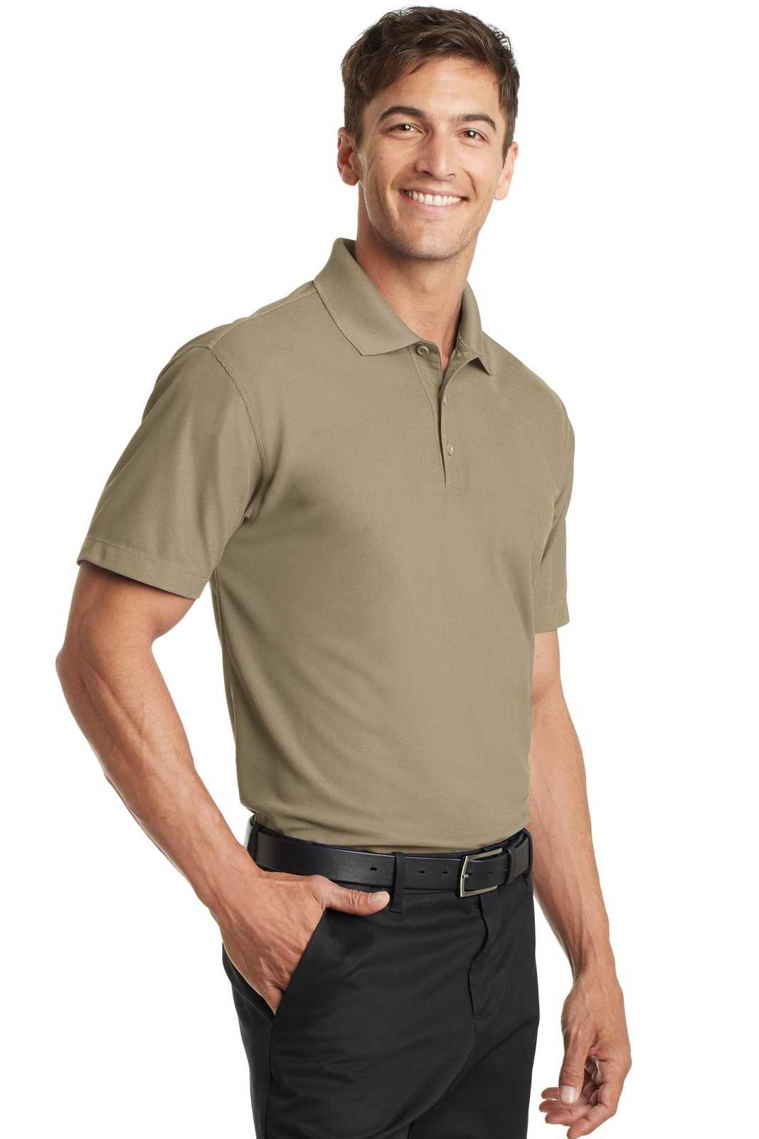 Port Authority K572 Dry Zone Grid Polo - Tan - HIT a Double - 4
