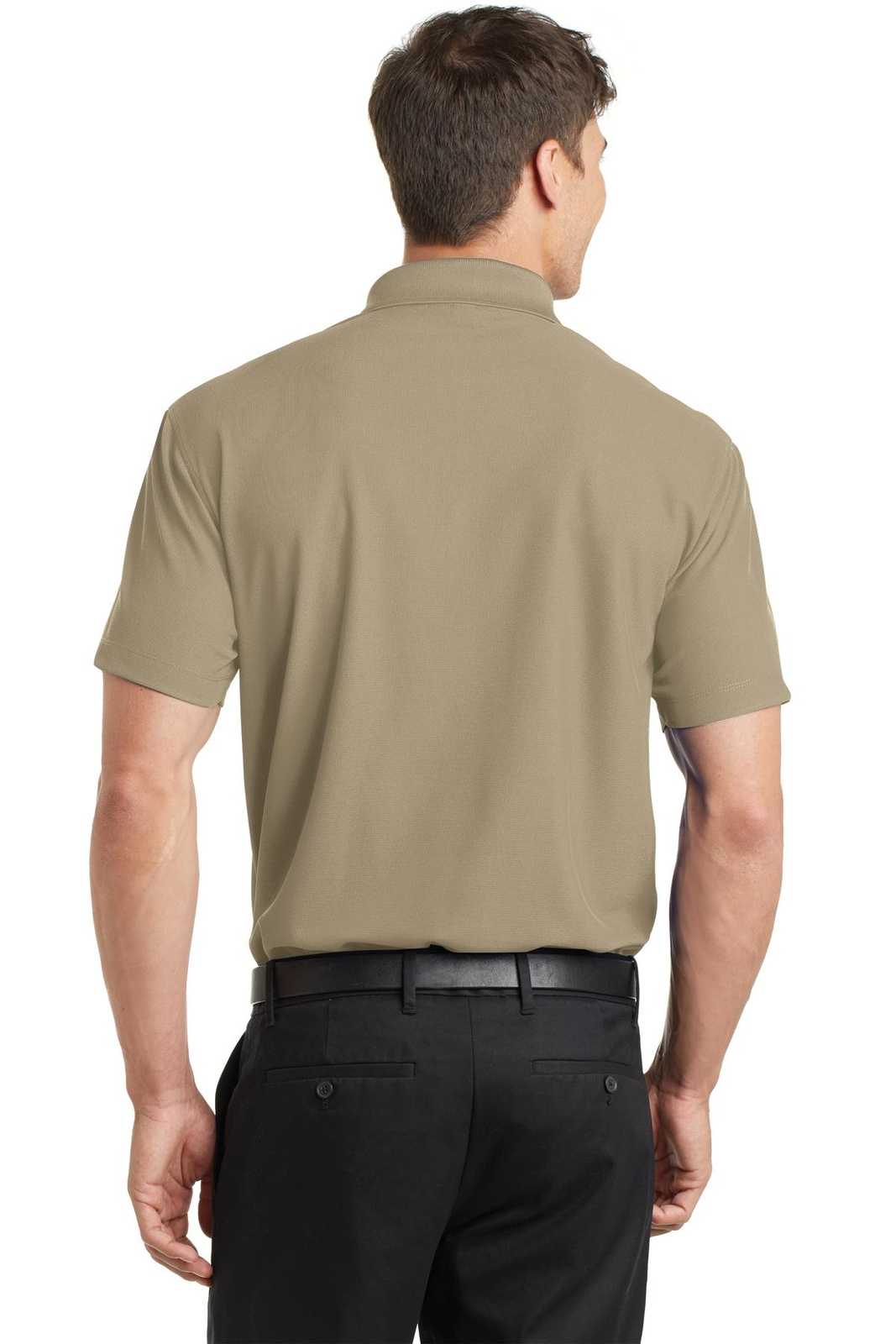 Port Authority K572 Dry Zone Grid Polo - Tan - HIT a Double - 2