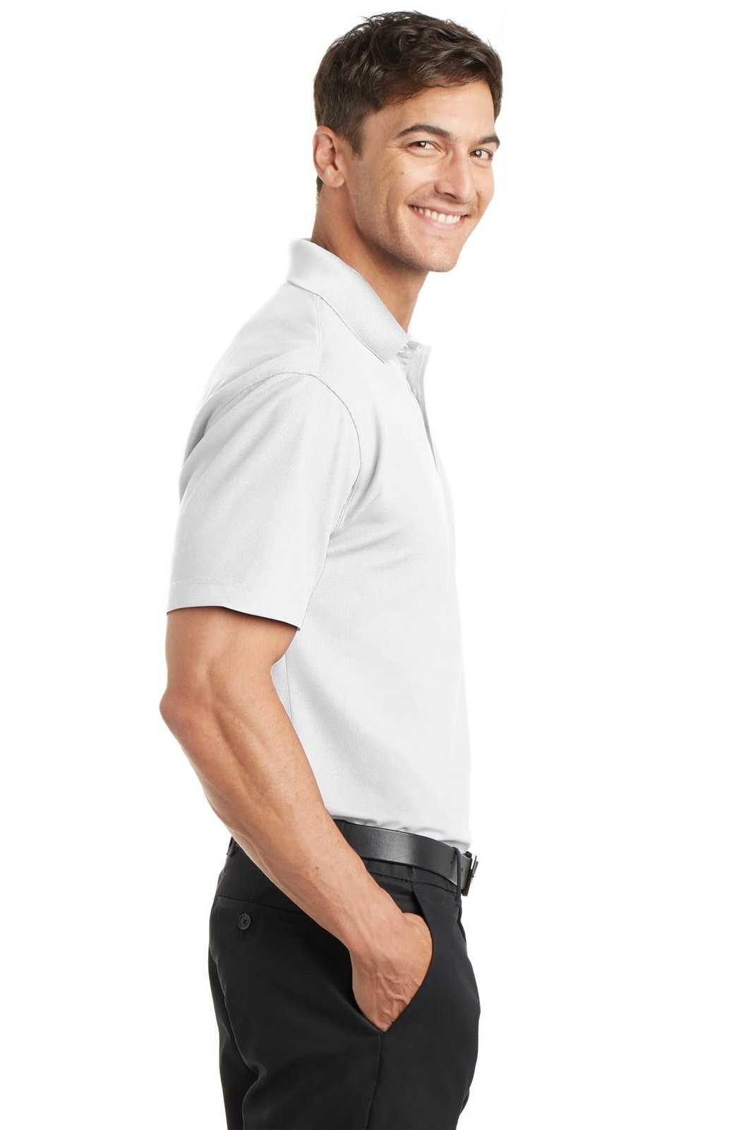 Port Authority K572 Dry Zone Grid Polo - White - HIT a Double - 3