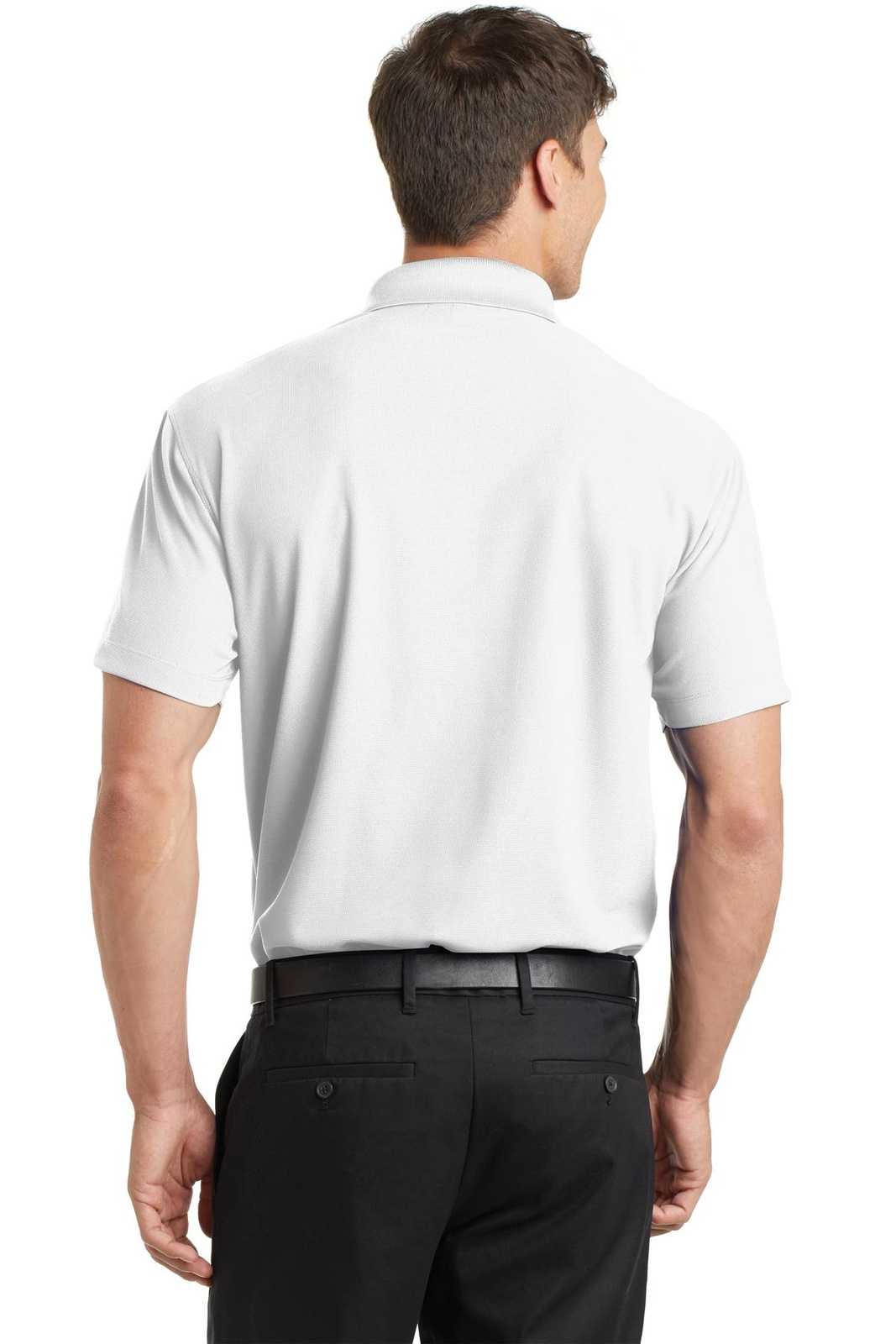 Port Authority K572 Dry Zone Grid Polo - White - HIT a Double - 1