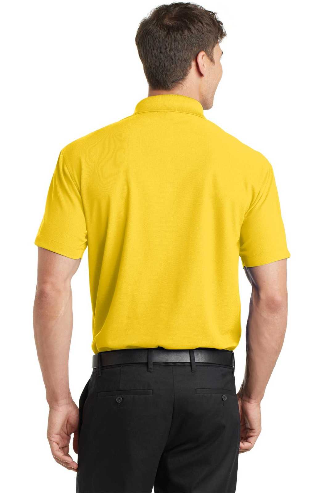 Port Authority K572 Dry Zone Grid Polo - Yellow - HIT a Double - 2