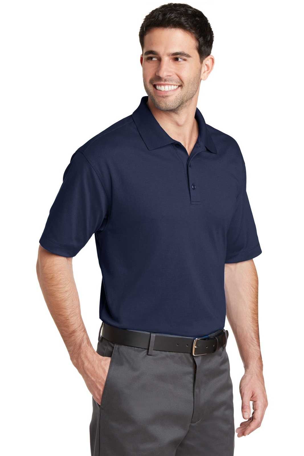 Port Authority K573 Rapid Dry Mesh Polo - True Navy - HIT a Double - 4