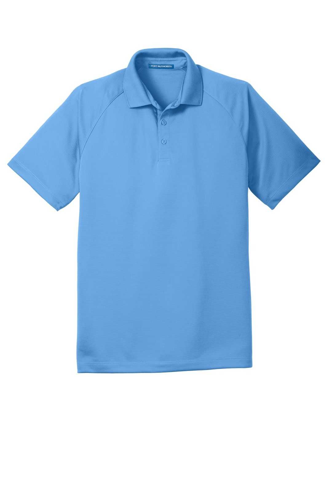 Port Authority K575 Crossover Raglan Polo - Azure Blue - HIT a Double - 5