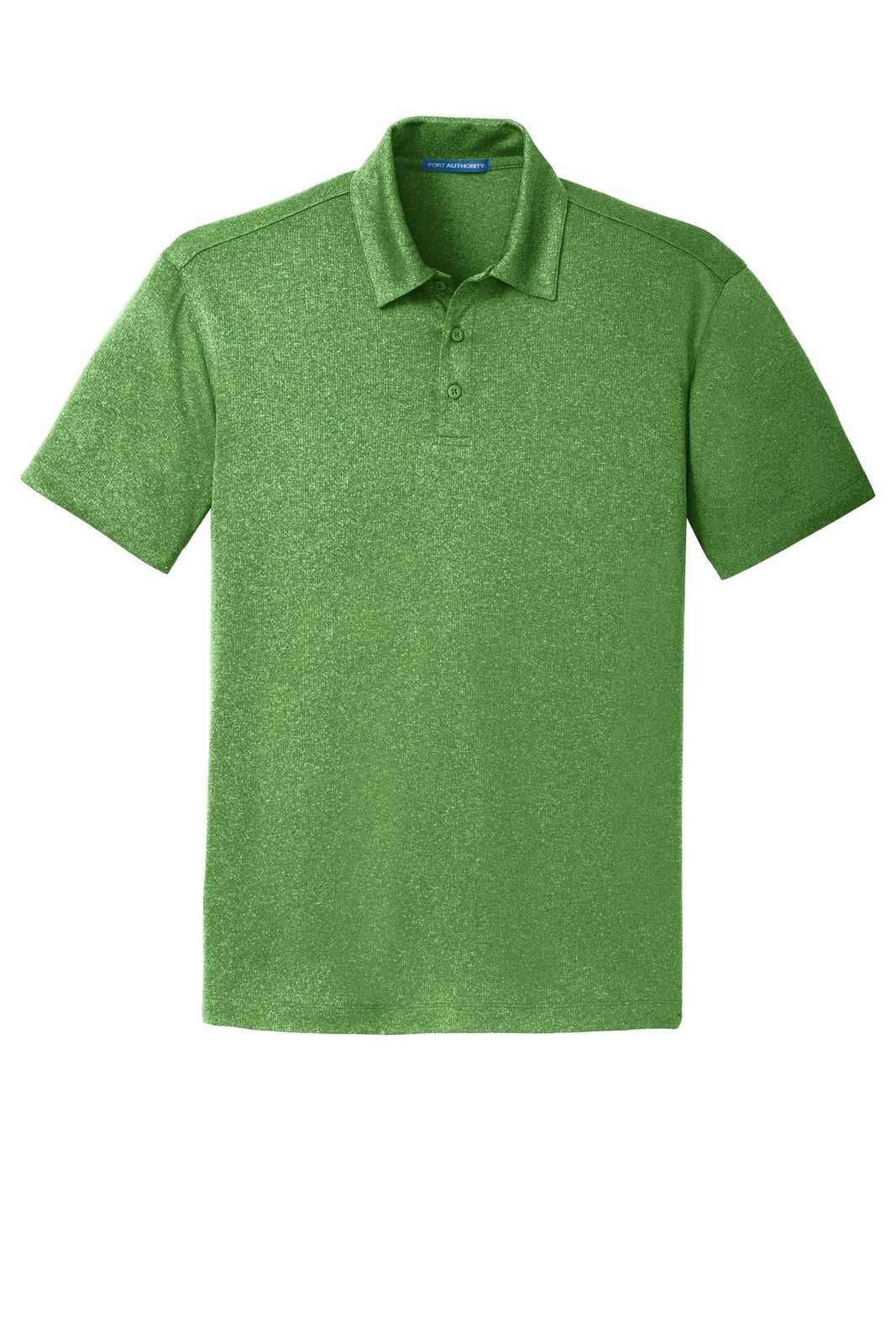 Port Authority K576 Trace Heather Polo - Vine Green Heather - HIT a Double - 5