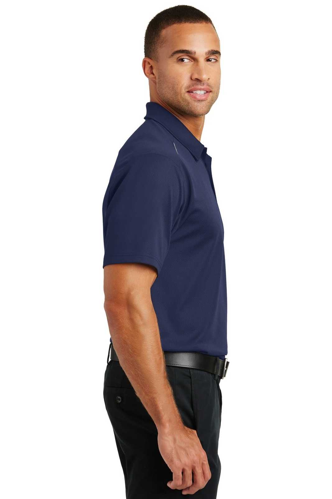 Port Authority K580 Pinpoint Mesh Polo - True Navy - HIT a Double - 3