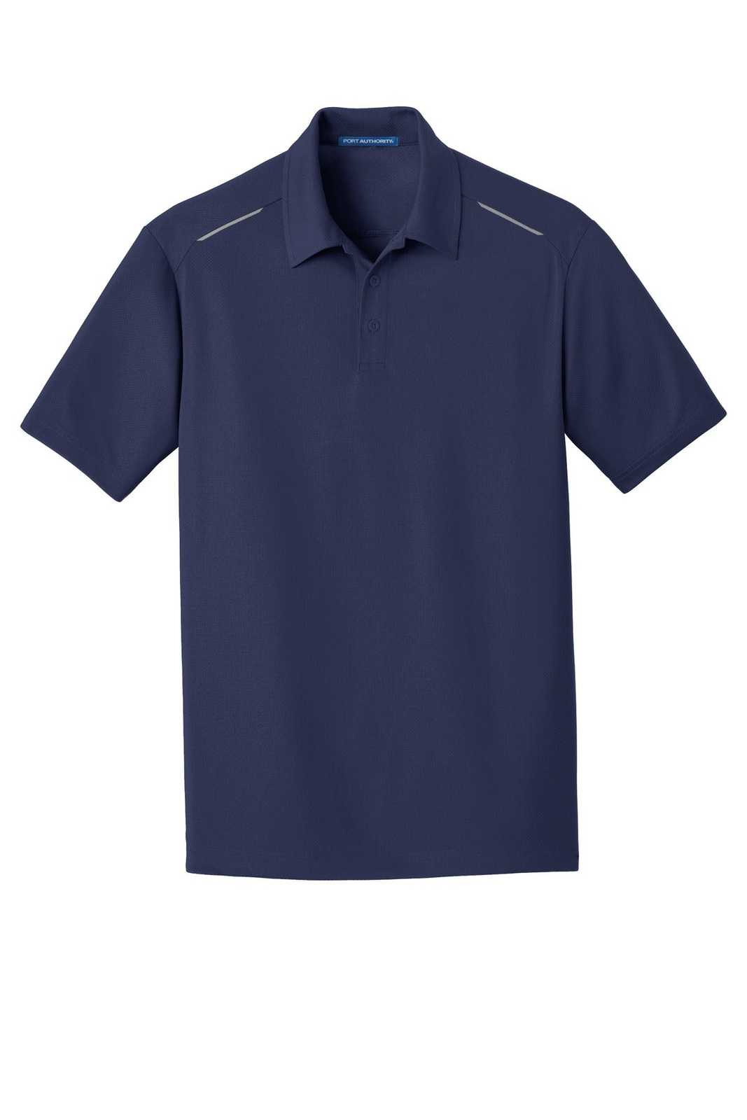 Port Authority K580 Pinpoint Mesh Polo - True Navy - HIT a Double - 5