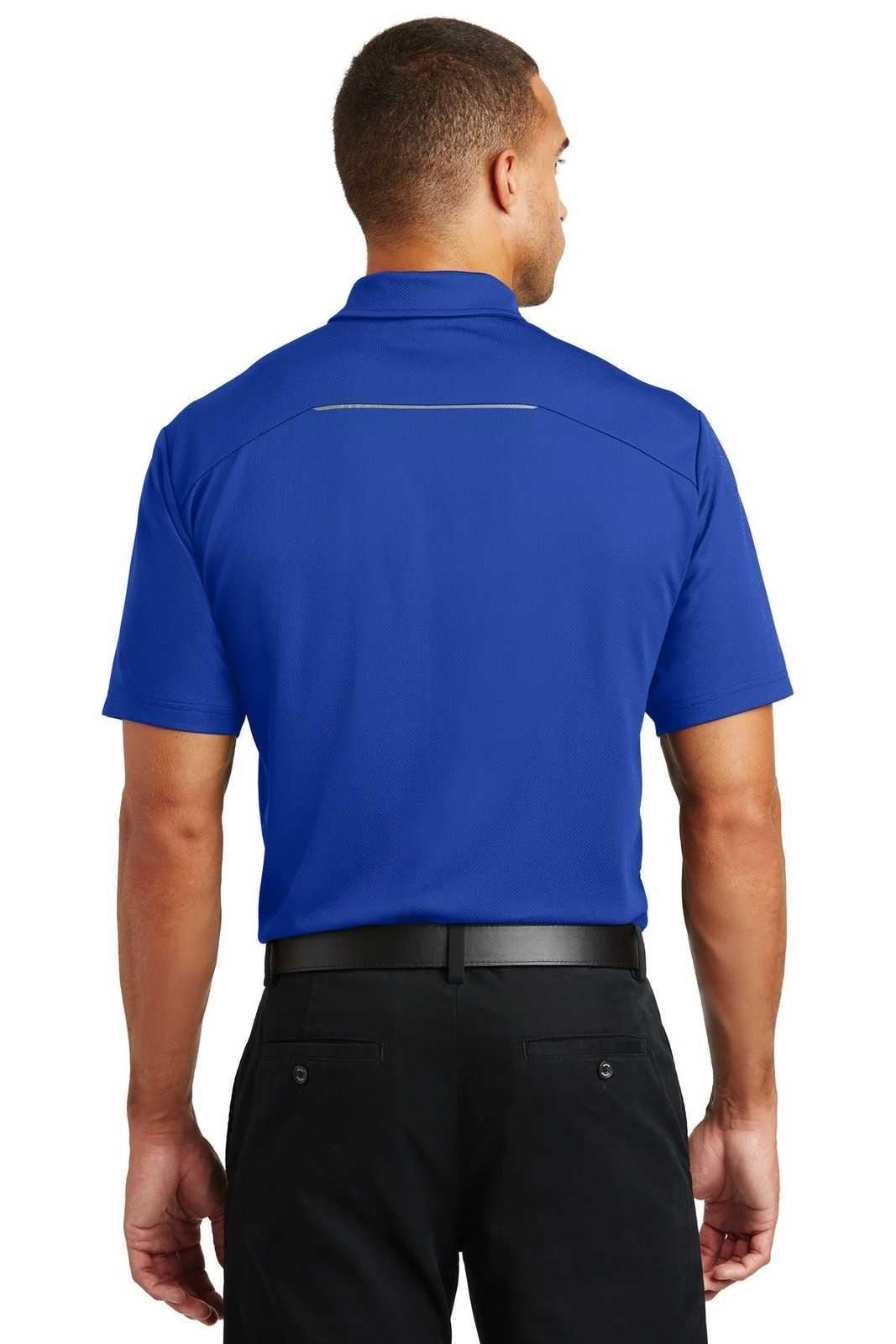 Port Authority K580 Pinpoint Mesh Polo - True Royal - HIT a Double - 2