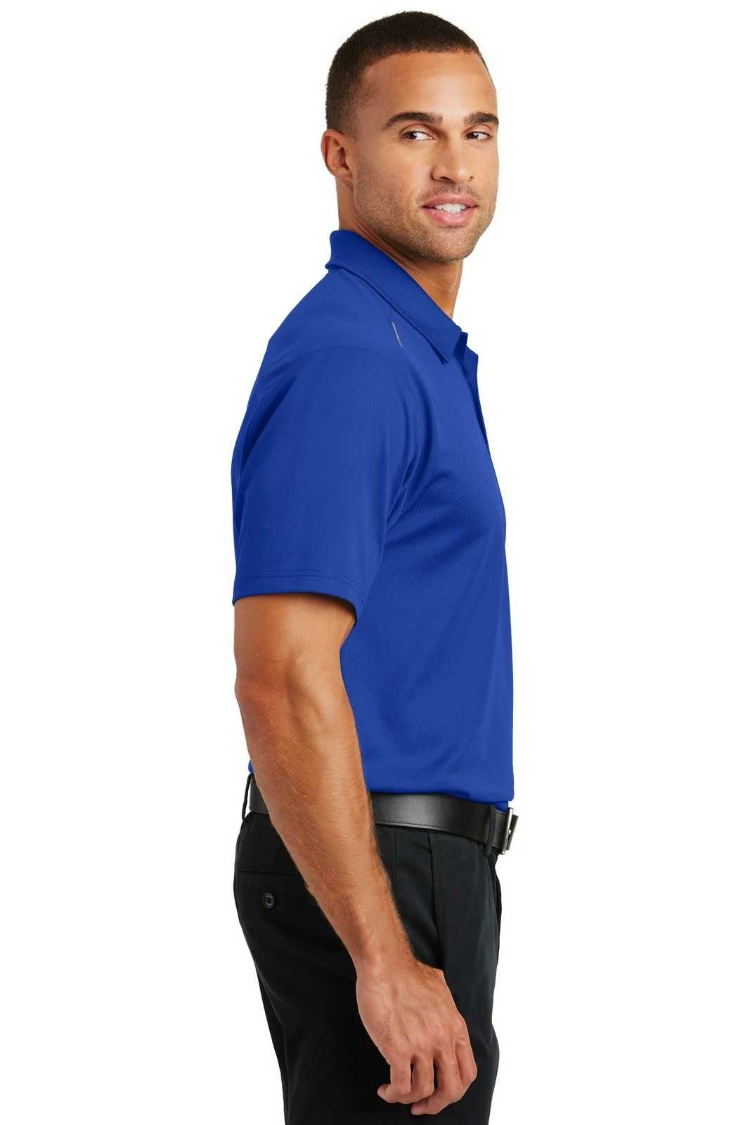 Port Authority K580 Pinpoint Mesh Polo - True Royal - HIT a Double - 3