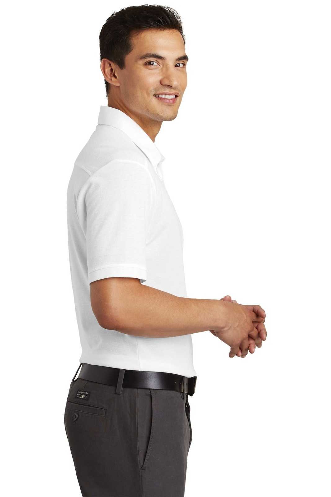 Port authority coastal cotton blend polo top