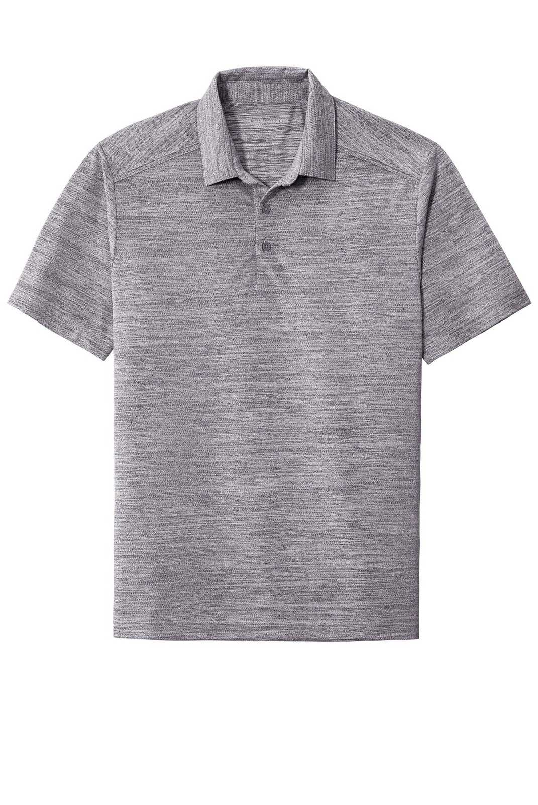 Port Authority K583 Stretch Heather Polo - Graphite White - HIT a Double - 5