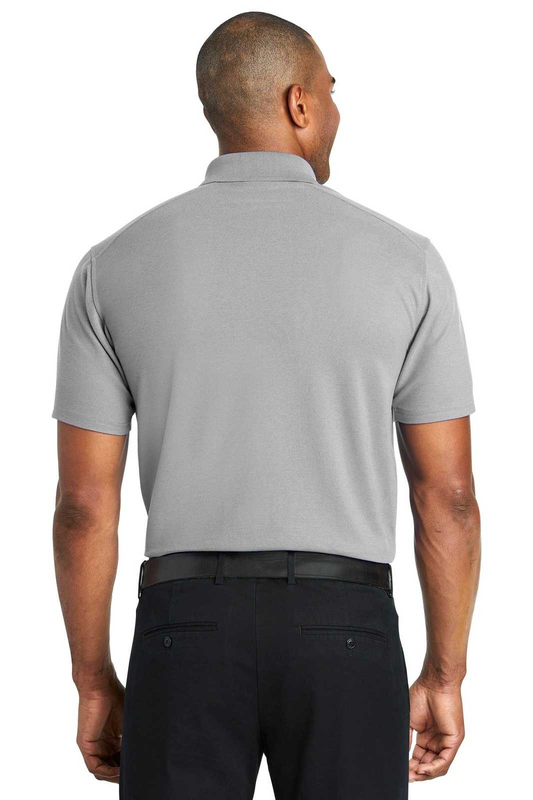 Port Authority K600 EZPerformance Pique Polo - Gusty Gray - HIT a Double - 2