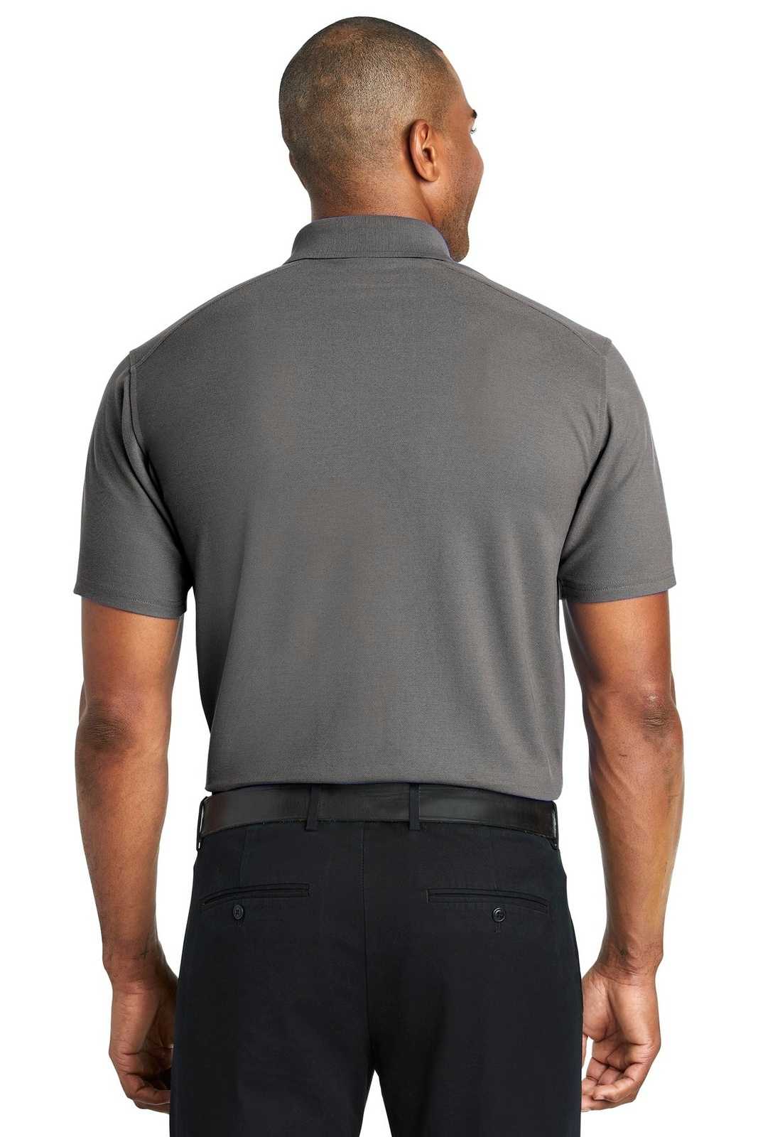 Port Authority K600 EZPerformance Pique Polo - Sterling Gray - HIT a Double - 2