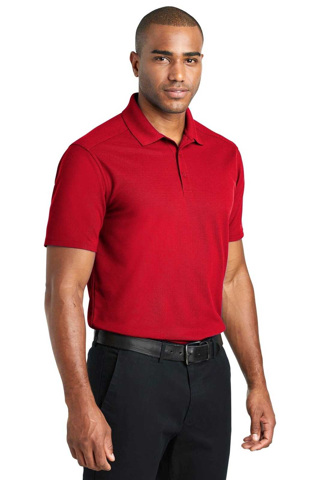 Port Authority K600 Ezperformance Pique Polo - Apple Red - HIT a Double - 4