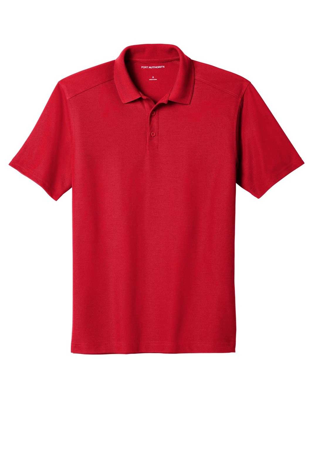 Port Authority K600 Ezperformance Pique Polo - Apple Red - HIT a Double - 5
