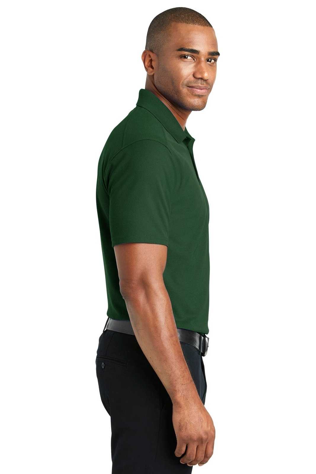 Port Authority K600 Ezperformance Pique Polo - Deep Forest Green - HIT a Double - 3