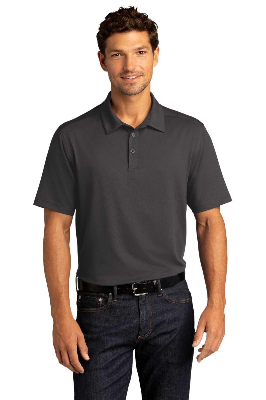 Port Authority K682 City Stretch Polo - Graphite - HIT a Double - 1