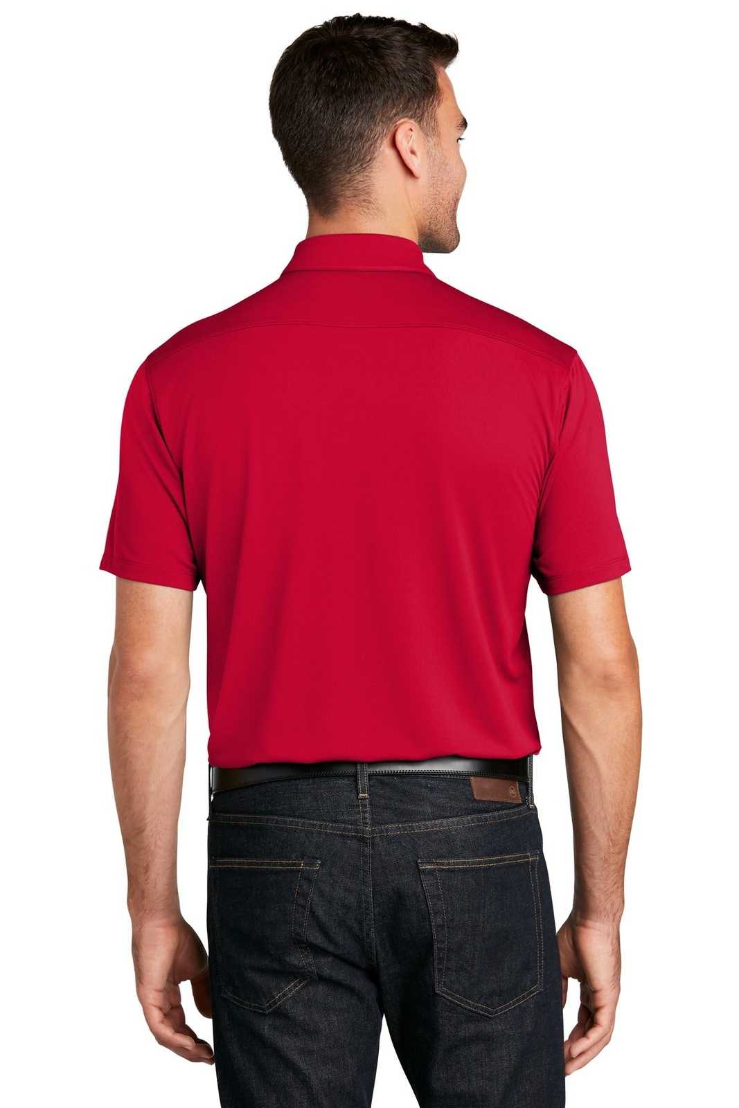 Port Authority K750 UV Choice Pique Polo - Rich Red - HIT a Double - 2