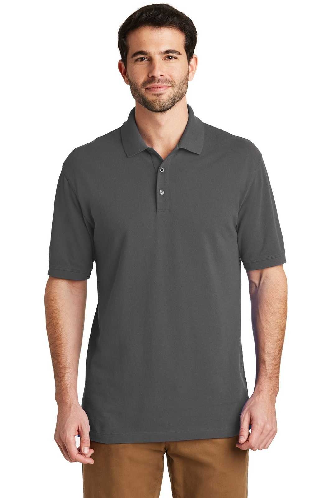 Port Authority K8000 EZCotton Polo - Sterling Gray - HIT a Double - 1