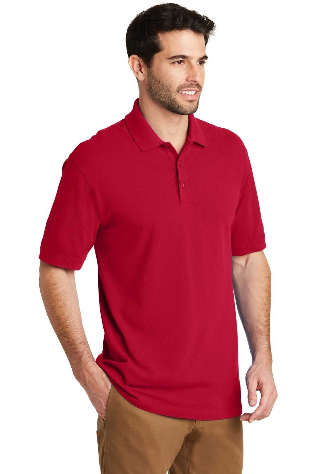 Port Authority K8000 Ezcotton Polo - Apple Red - HIT a Double - 4