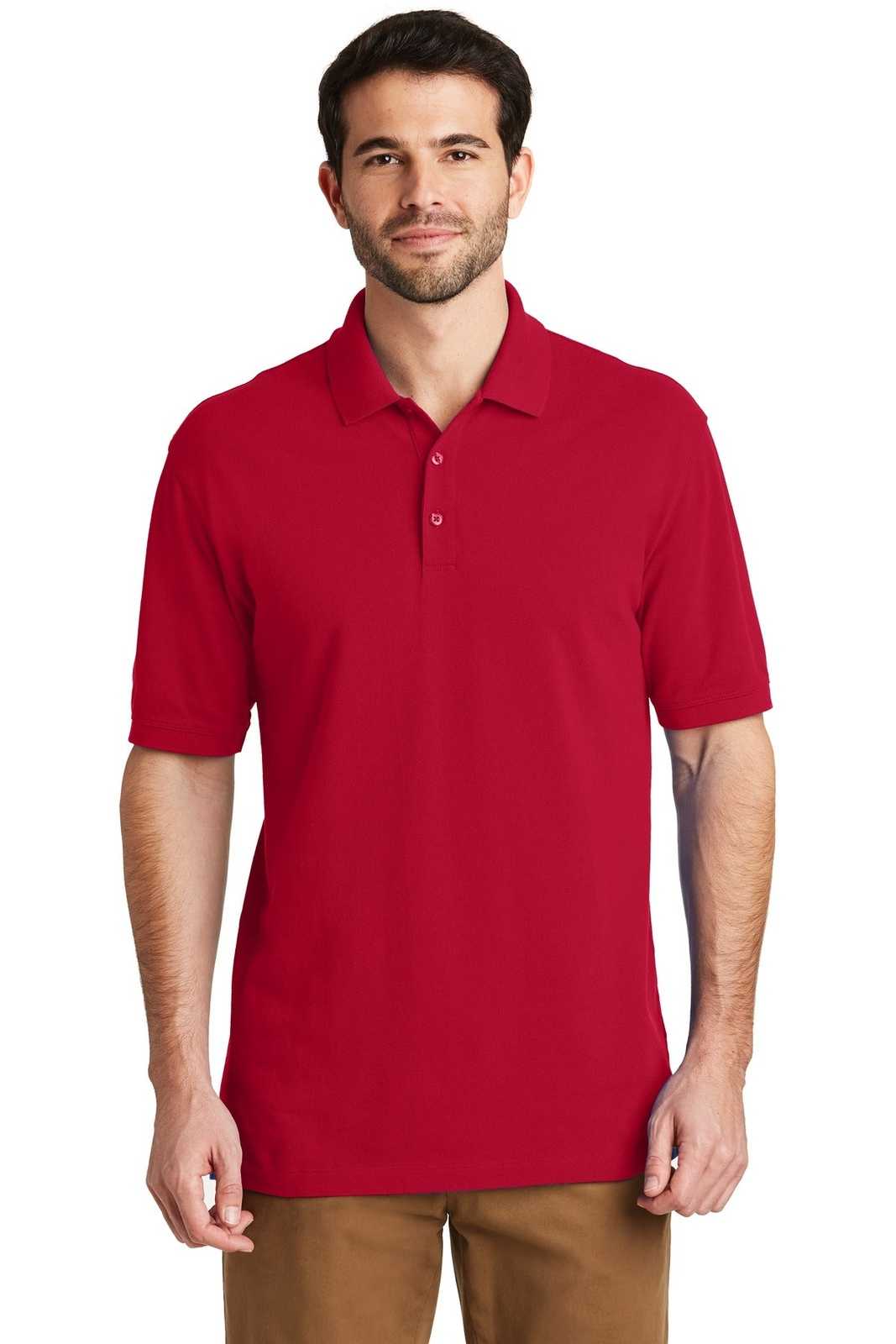 Port Authority K8000 Ezcotton Polo - Apple Red - HIT a Double - 1