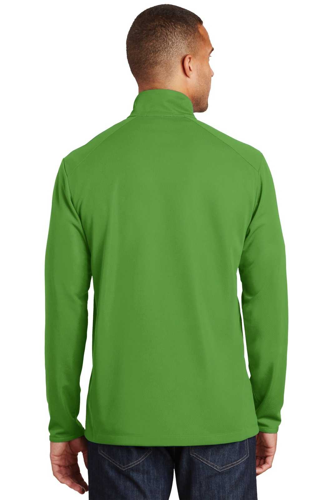 Port Authority K806 Pinpoint Mesh 1/2-Zip - Treetop Green - HIT a Double - 2