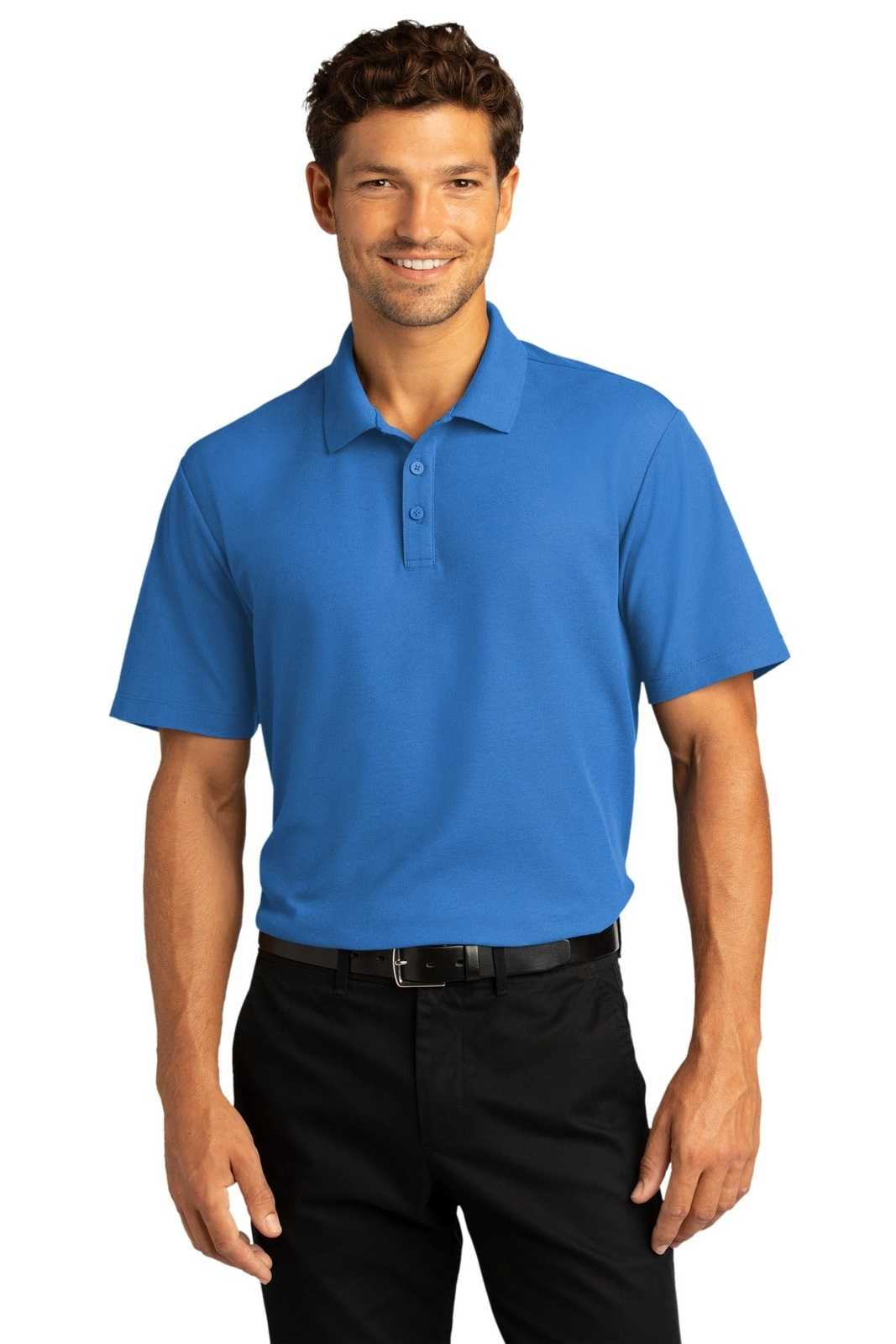 Port Authority K810 SuperPro React Polo - Strong Blue - HIT a Double - 1