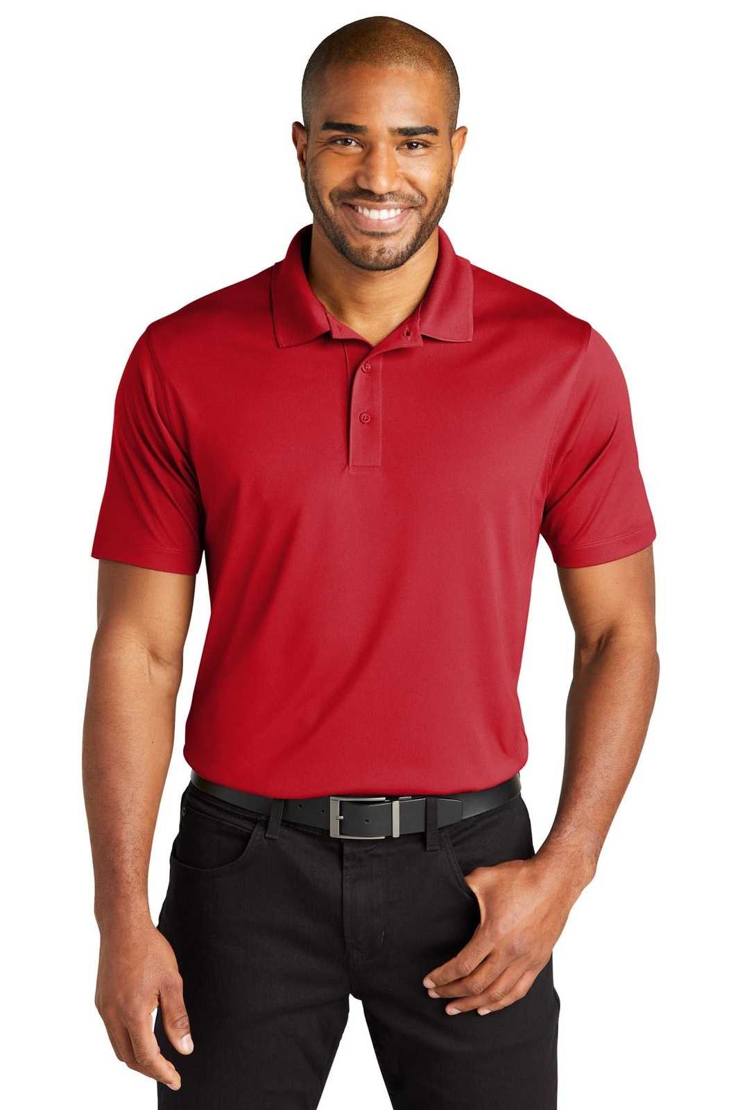 Port Authority K863 C-Free Performance Polo - Rich Red - HIT a Double - 1