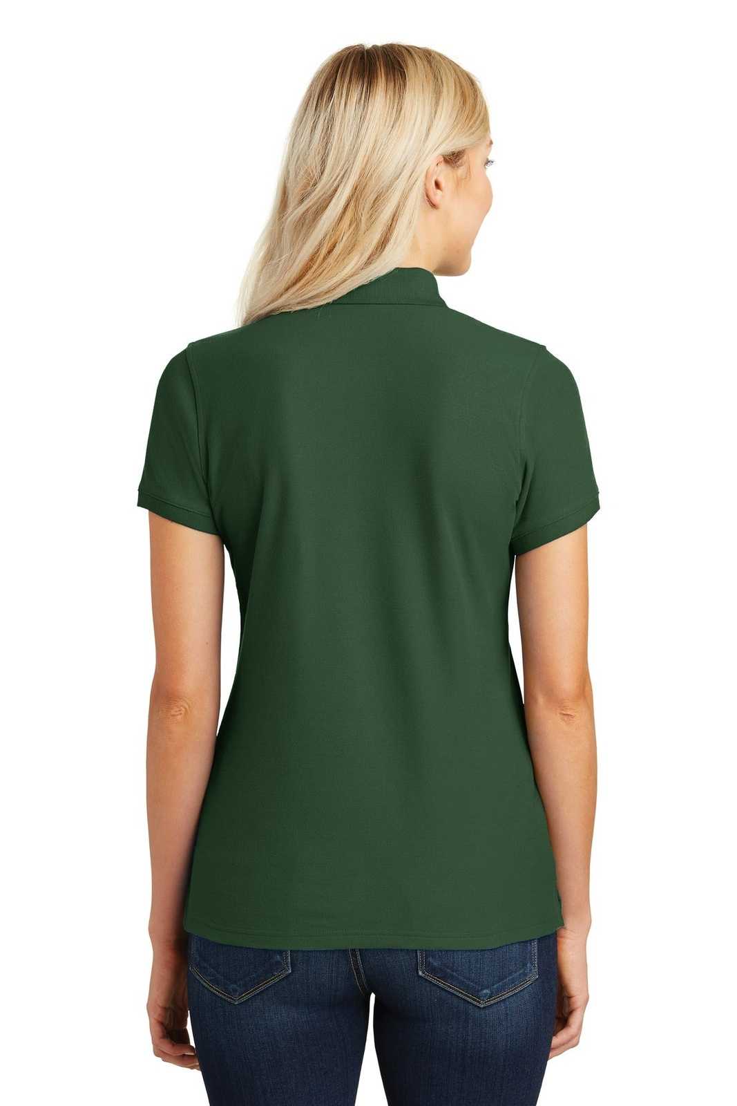 Port Authority L100 Ladies Core Classic Pique Polo - Deep Forest Green - HIT a Double - 2
