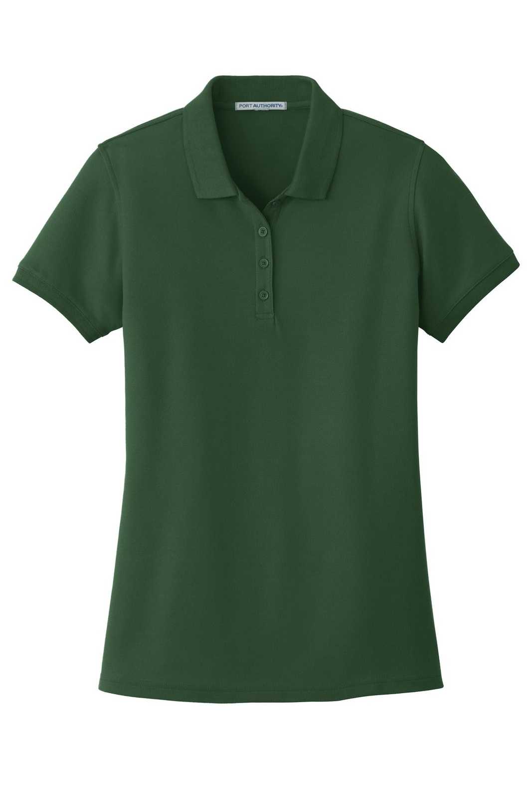 Port Authority L100 Ladies Core Classic Pique Polo - Deep Forest Green - HIT a Double - 5