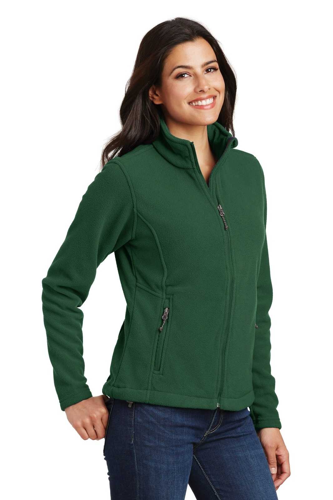 Port Authority L217 Ladies Value Fleece Jacket - Forest Green - HIT a Double - 4