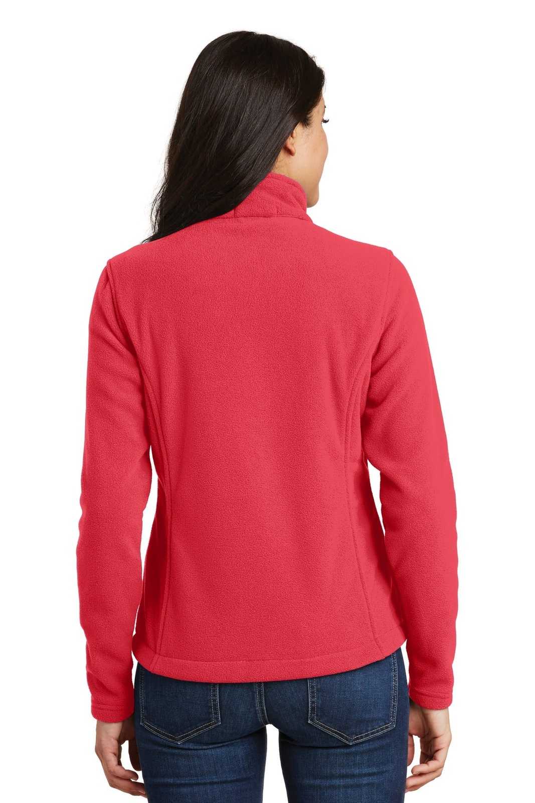 Port Authority L217 Ladies Value Fleece Jacket - Hibiscus - HIT a Double - 2
