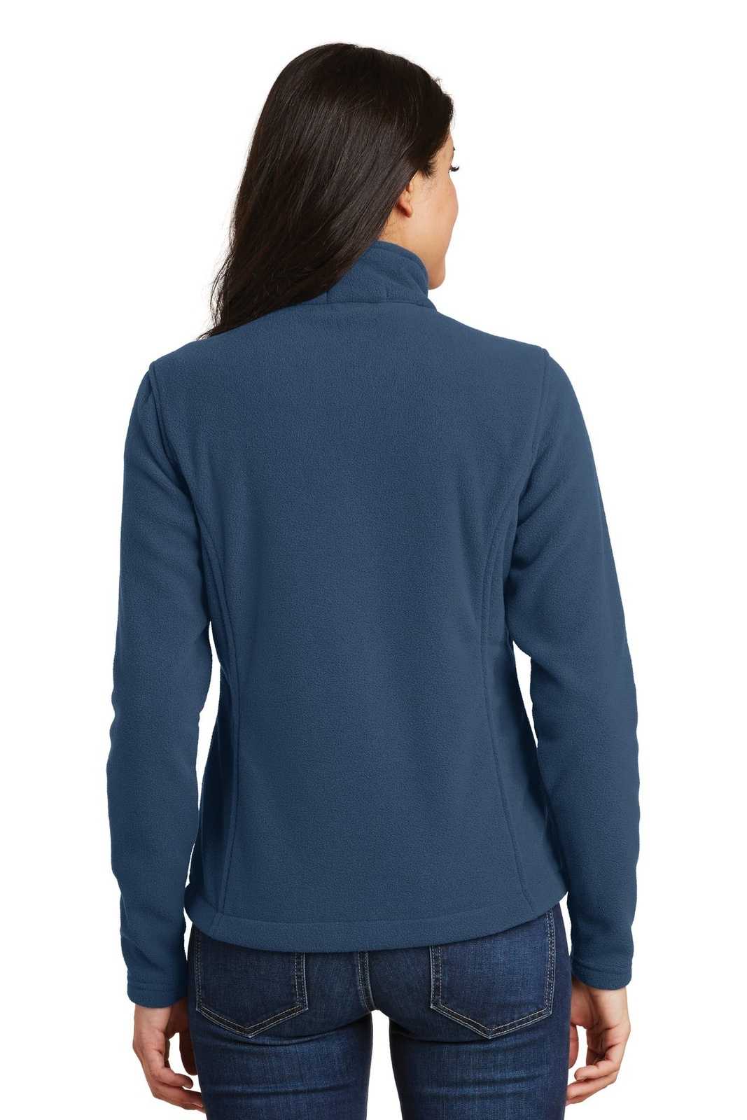 Port Authority L217 Ladies Value Fleece Jacket - Insignia Blue - HIT a Double - 2