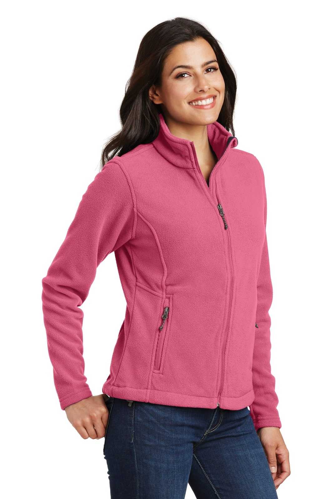Port Authority L217 Ladies Value Fleece Jacket - Pink Blossom - HIT a Double - 4