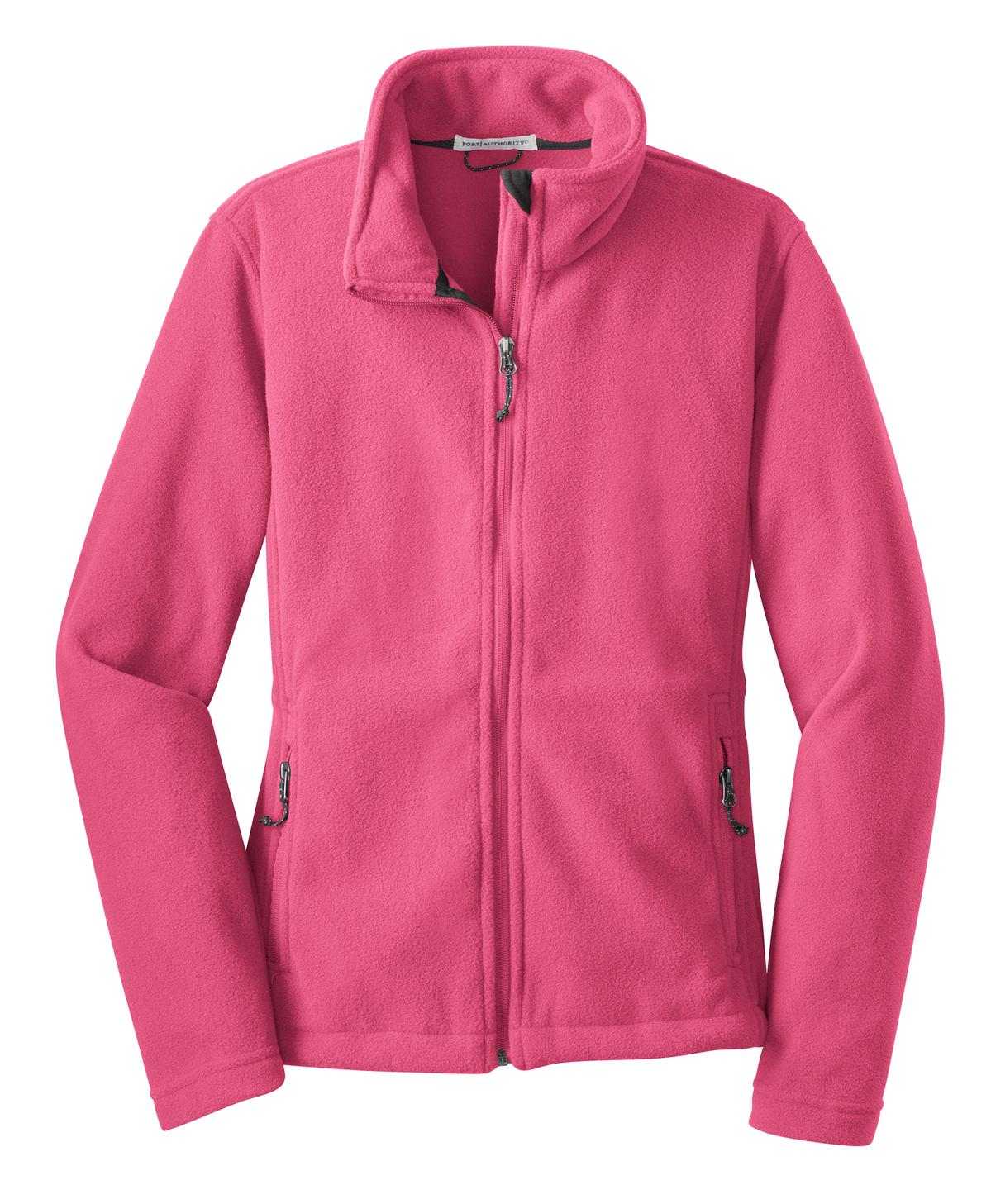 Port Authority L217 Ladies Value Fleece Jacket - Pink Blossom - HIT a Double - 5