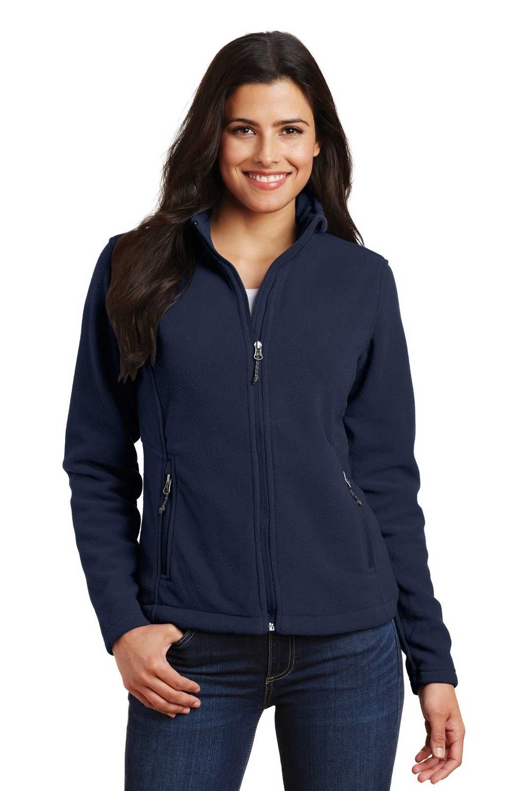 Port Authority L217 Ladies Value Fleece Jacket - True Navy - HIT a Double - 1