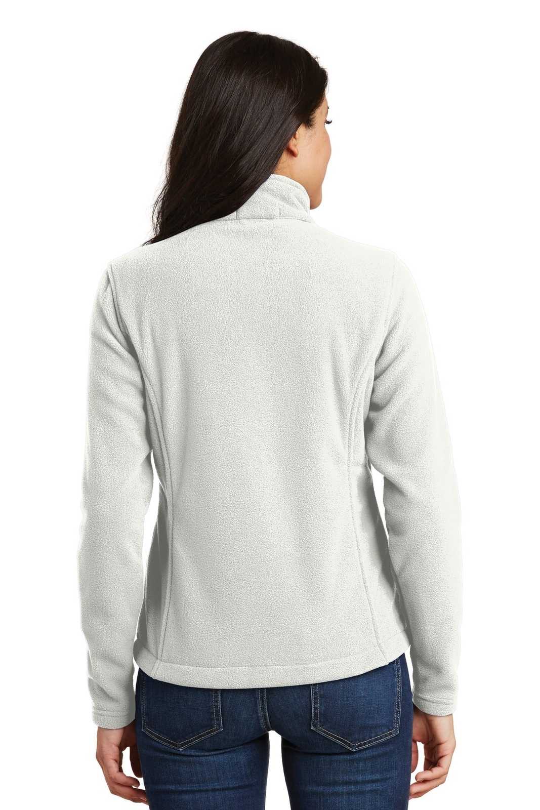 Port Authority L217 Ladies Value Fleece Jacket - Winter White - HIT a Double - 2