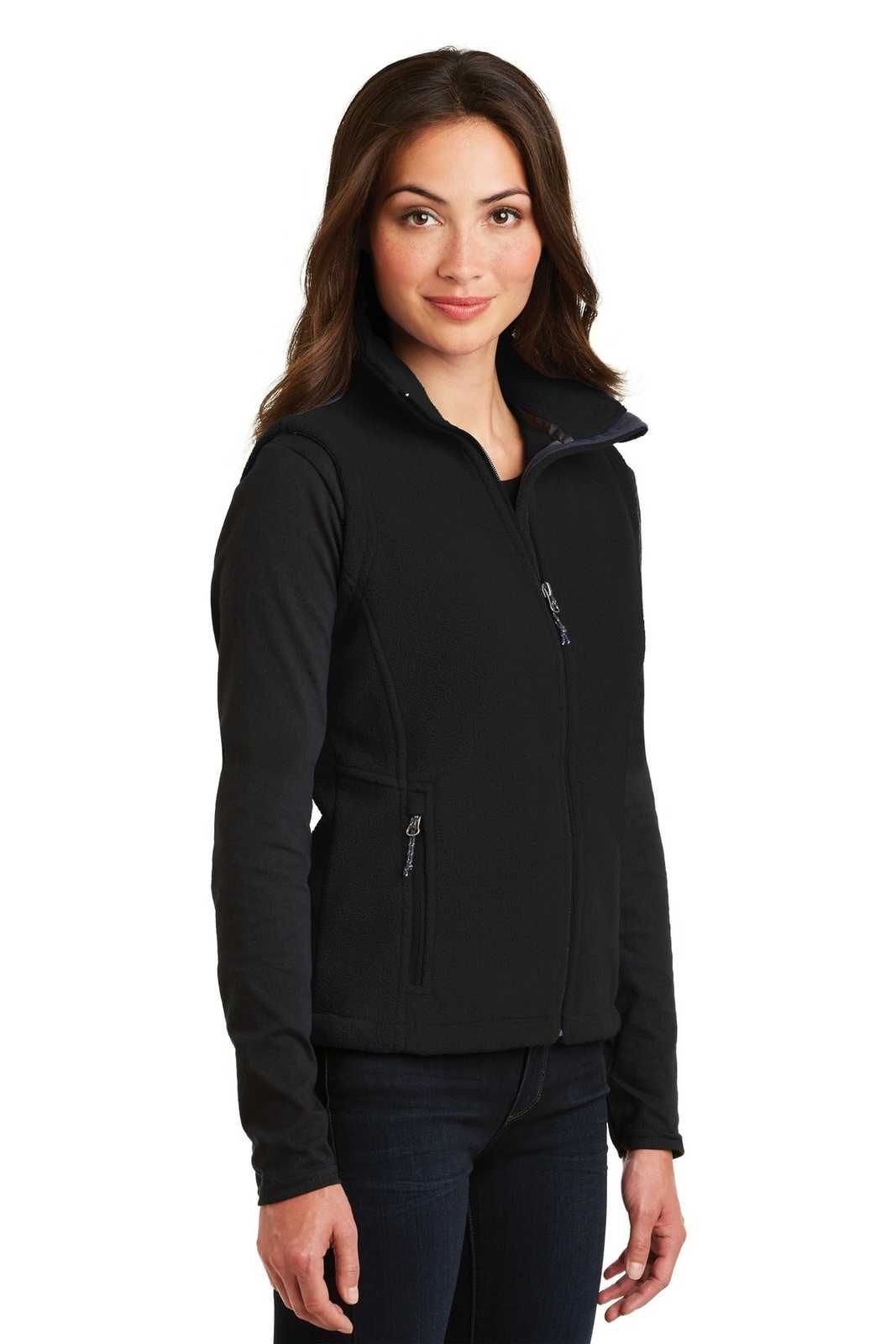 Port Authority L219 Ladies Value Fleece Vest - Black - HIT a Double - 4